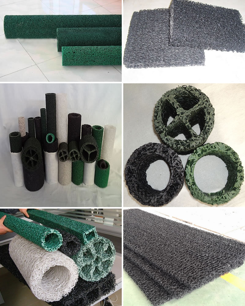 There are some plastic blind drains in different shapes, structural forms, colors and sizes.
